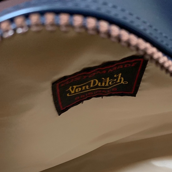 Von Dutch Bowling Bag - Vintage - Blue & Pink NWOT - Picture 7 of 10